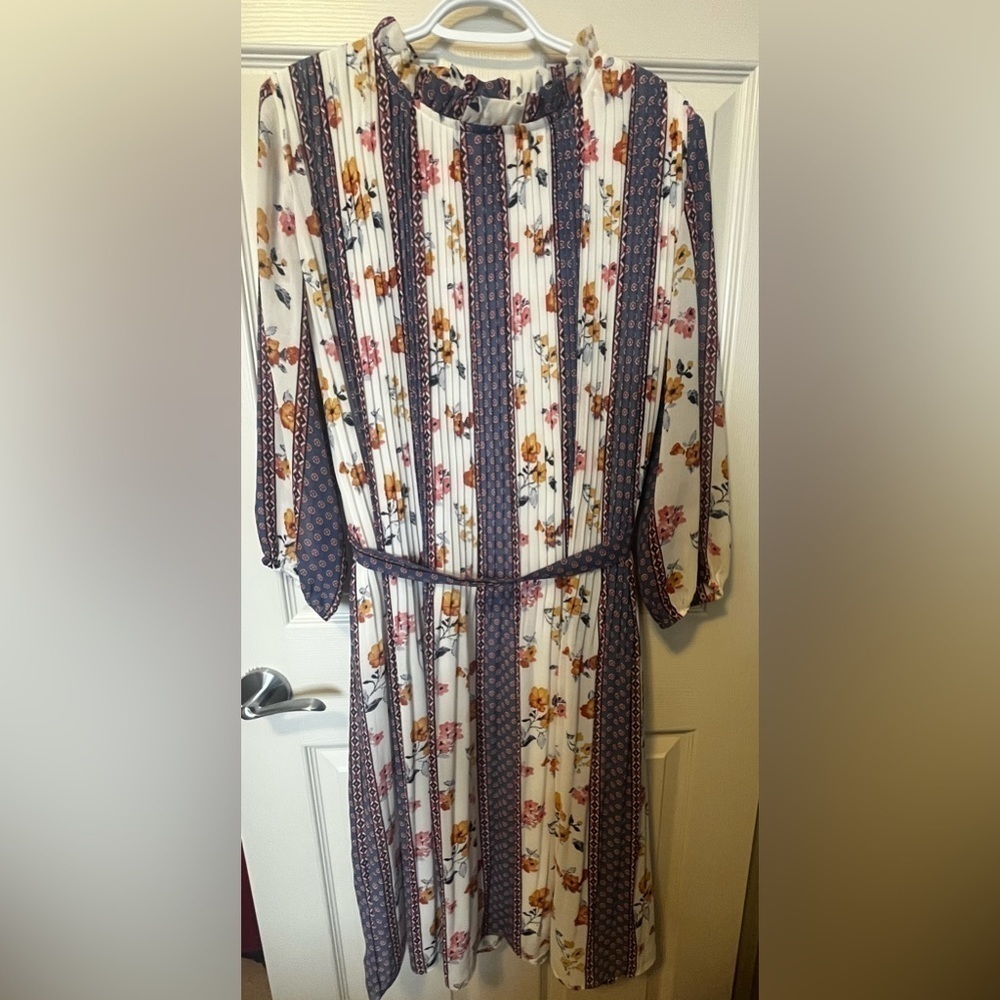 Floral Long Sleeve Dress